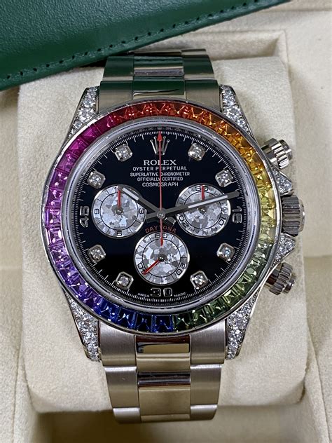 rolex rainbow watch price.